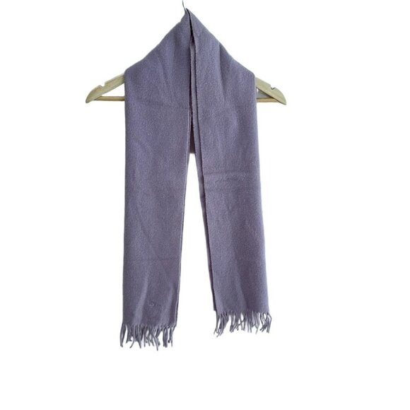Auth DIOR/ChristianDior - Light Purple Wool Scarf - Picture 1 of 10